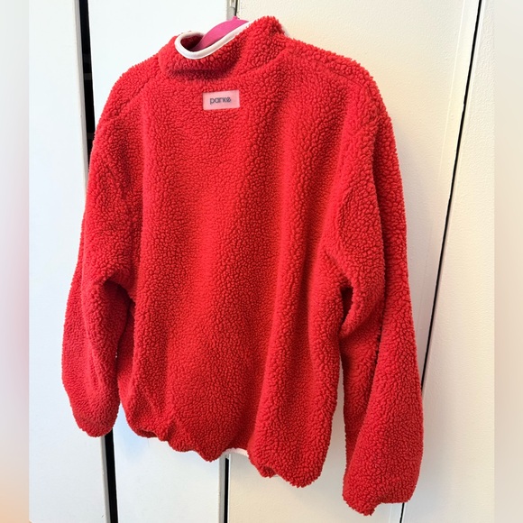 Parke Pullover Fleece Ruby Red L/XL - Picture 4 of 7